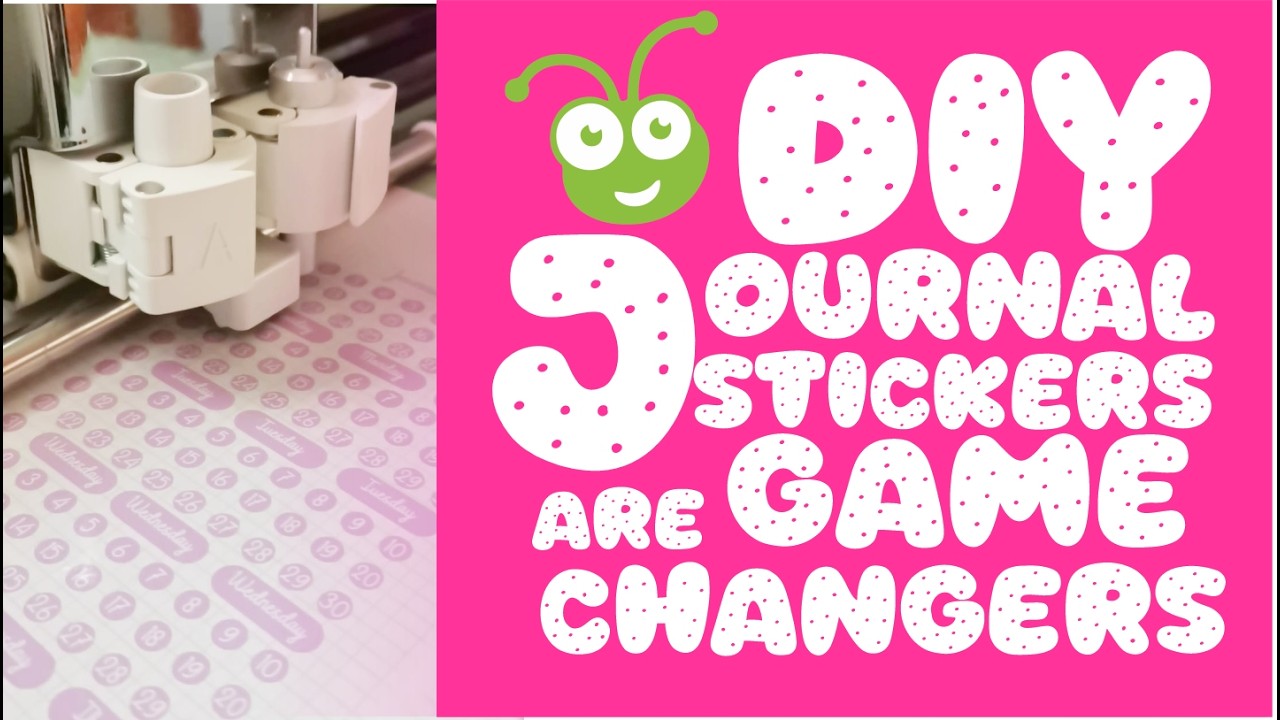 How to Make Kiss Cut Stickers for Joournals and Planners Using Cricut