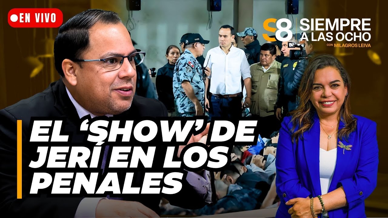 🟡 MINISTRO DE JUSTICIA HABLA SOBRE DISOLUCIÓN DEL INPE, LA NUEVA SUNIR Y VISITAS DE JERÍ | #S8
