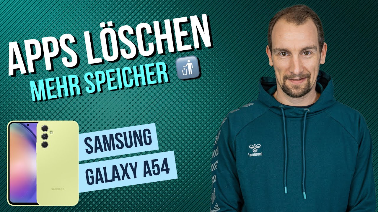 Samsung Galaxy A54 - Apps löschen / Apps deinstallieren • 📱 • 🔲 • 🚮 • Anleitung | Tutorial