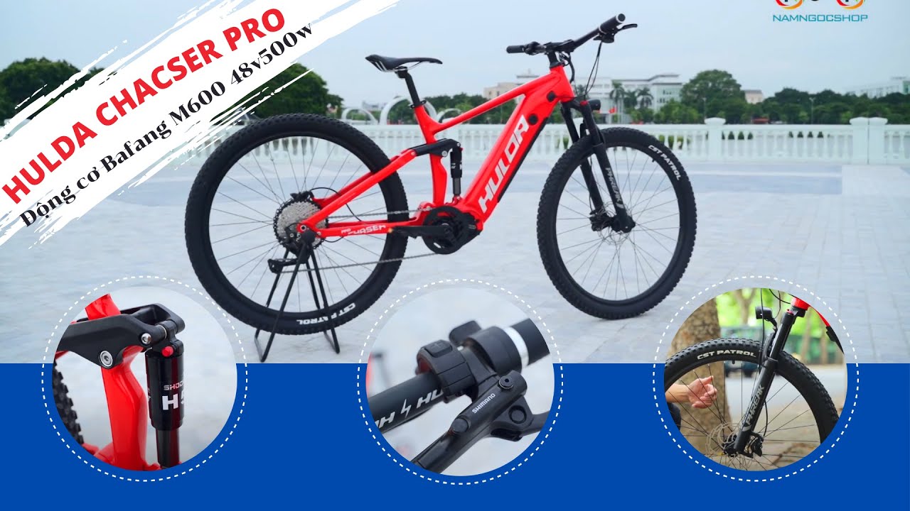 Xe đạp trợ lực điện trục giữa Hulda Chacser pro - động cơ Bafang M600 48v500w siêu đỉnh.
