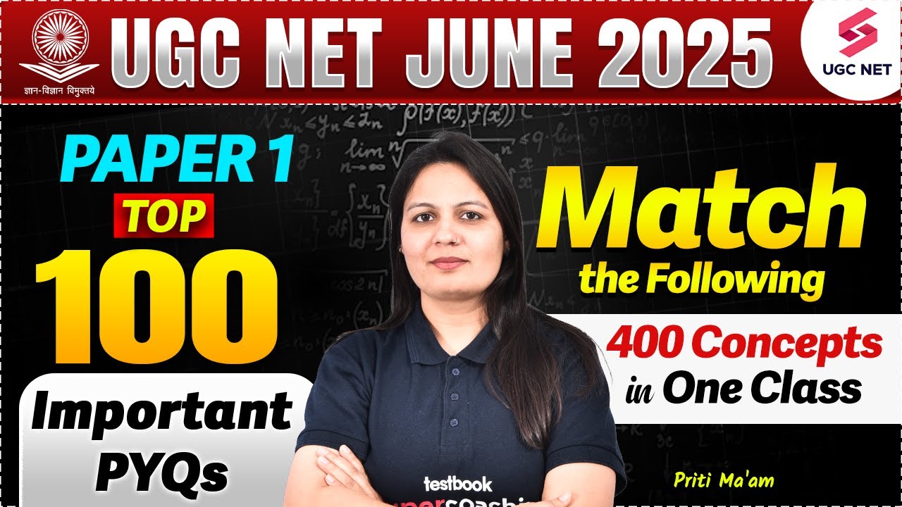 UGC NET June 2025 Paper 1 Revision | UGC NET Paper 1 Top PYQs | UGC NET Paper 1 By Priti Mam