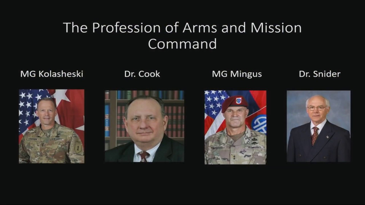 CGSC Profession of Arms Day 1 Panel 2019Oct30