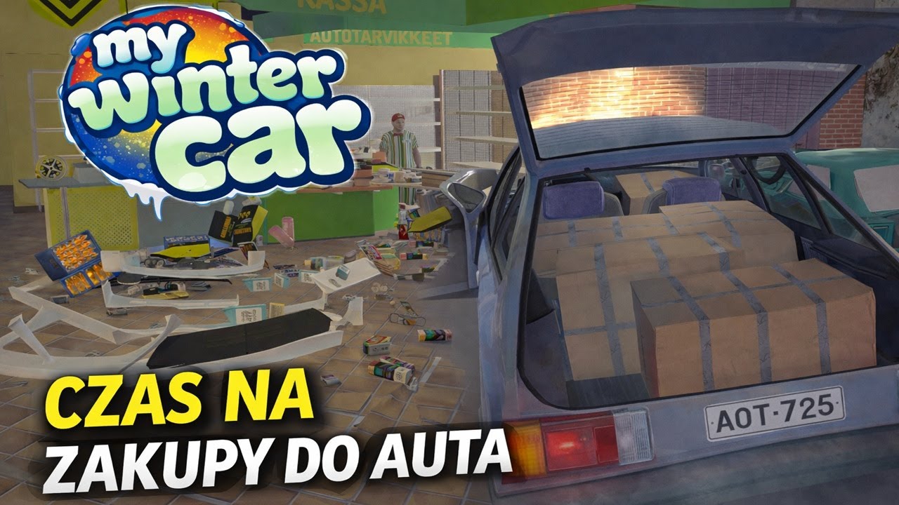 ZDOBYWANIE CZĘŚCI DO MOJEGO ZIMOWEGO PROJEKTU! My Winter Car #2