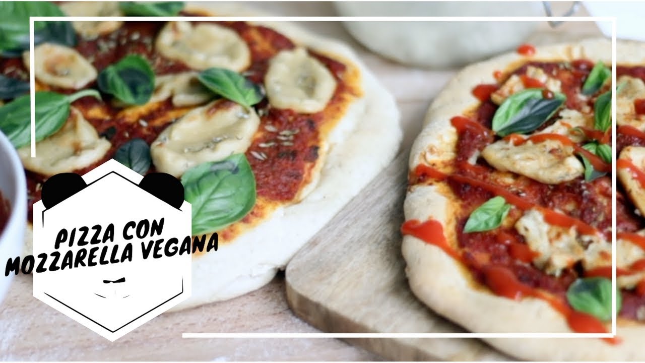MOZZARELLA VEGANA (Cómo hacer MASA de PIZZA y SALSA) | Living Like A Panda
