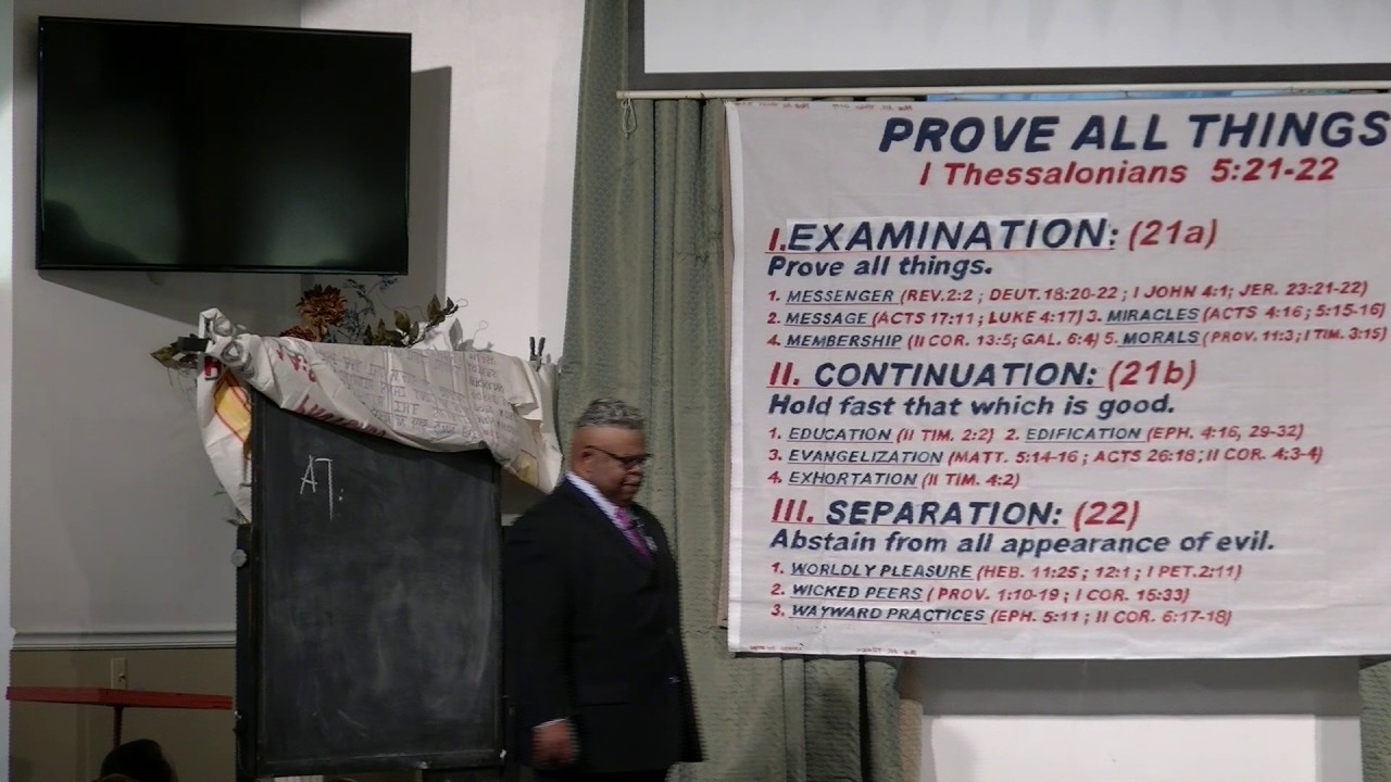 PROVE ALL THINGS