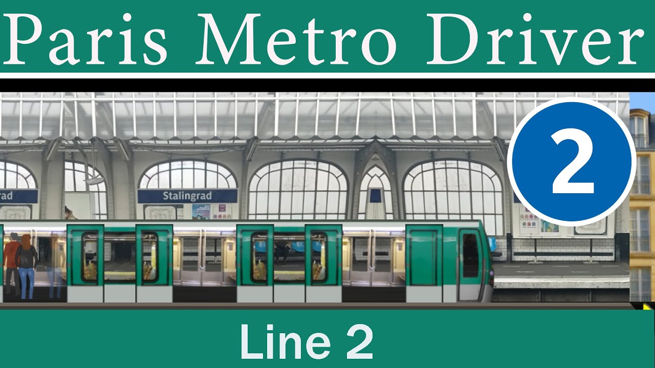 Paris Metro Driver Gameplay | Ligne 2 | Line 2 | Linie 2 | PMD v2.2