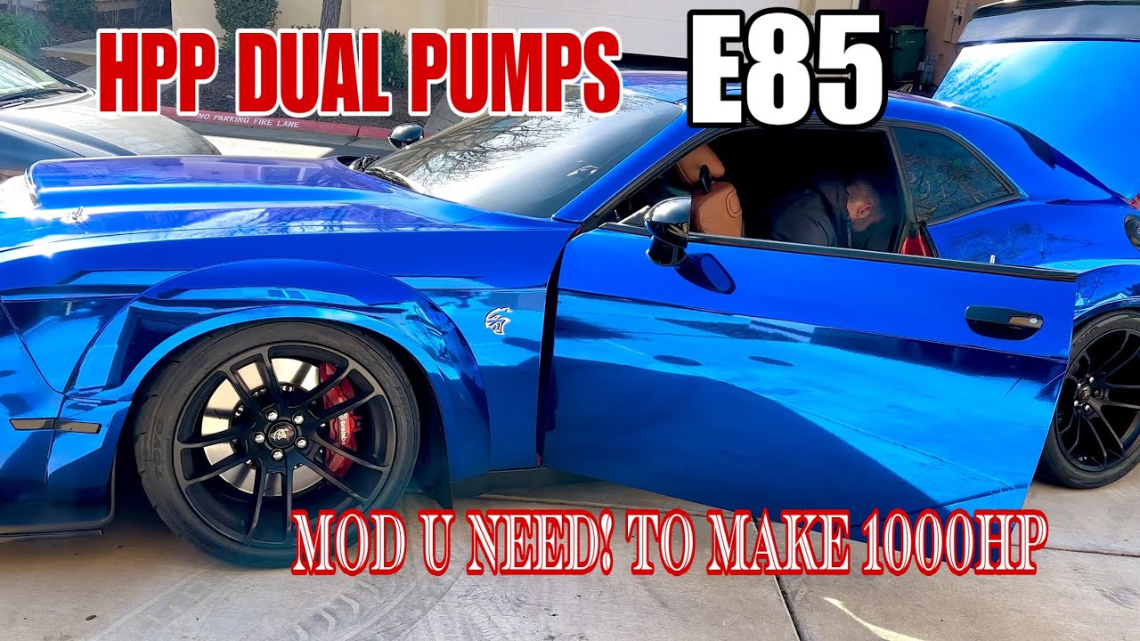 1000-сильный HELLCAT BIG MOD - установка двух насосов HHP - позволит вам оставаться впереди всех ...