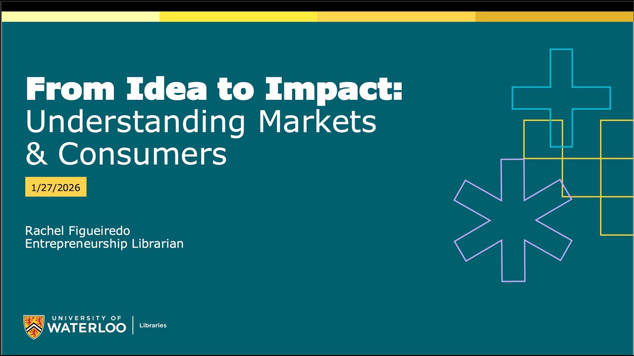 From Idea to Impact: Understanding Markets and Consumers