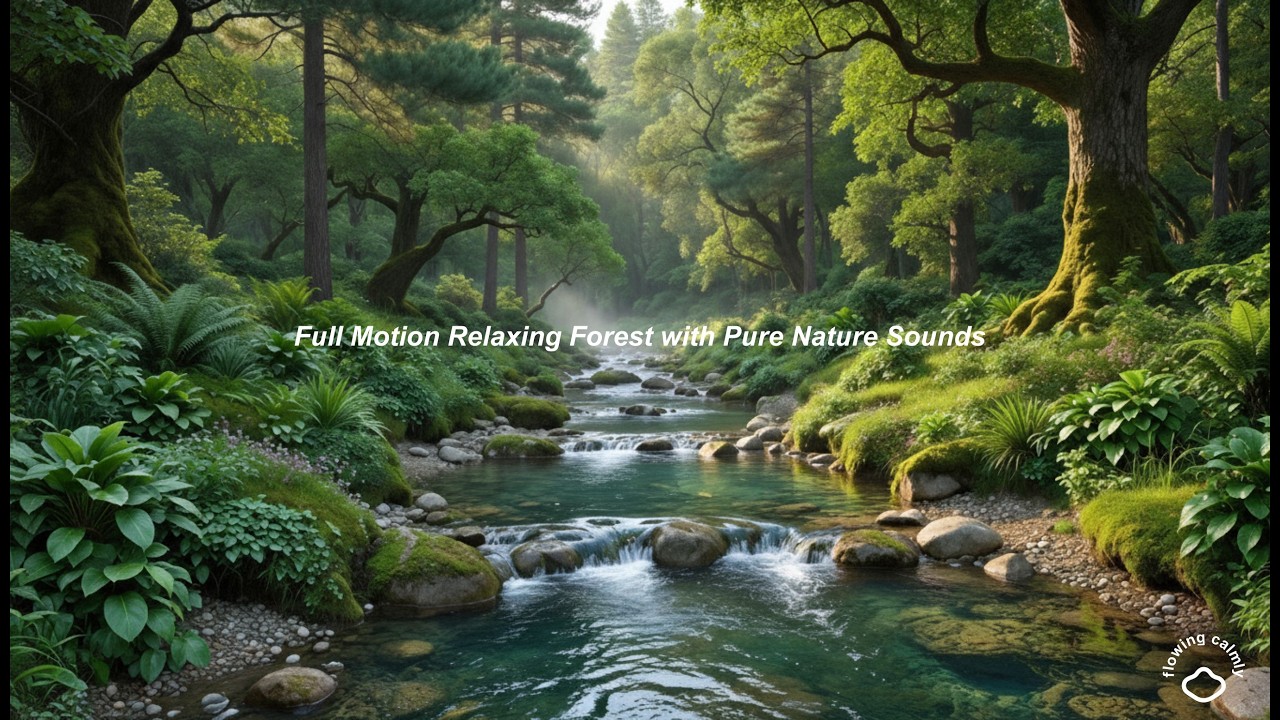 Full Motion Relaxing Forest with Pure Nature Sounds