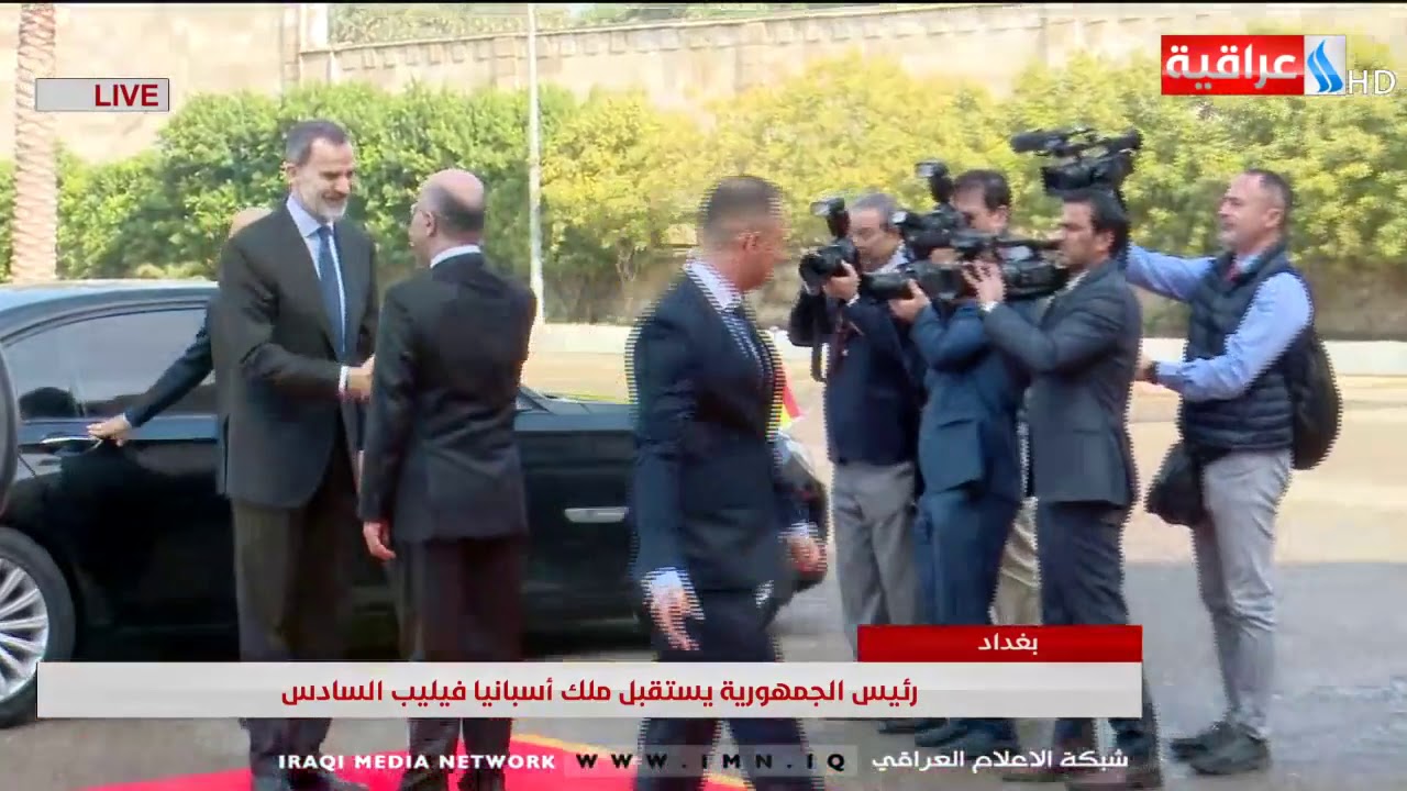 رئيس الجمهورية يستقبل ملك أسبانيا فيليب السادس