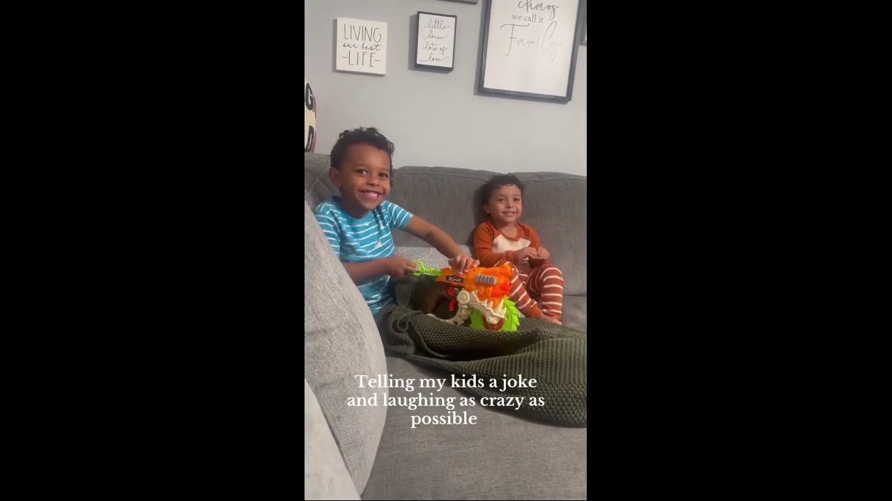 Telling My kid a Joke and Laughing like Crazy 🤣 Funny Video