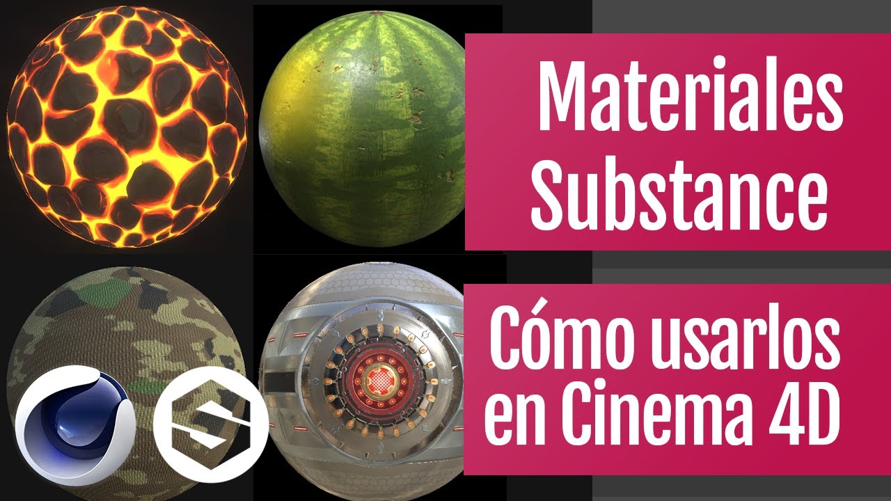 Materiales PBR gratuitos desde Substance para Cinema 4D