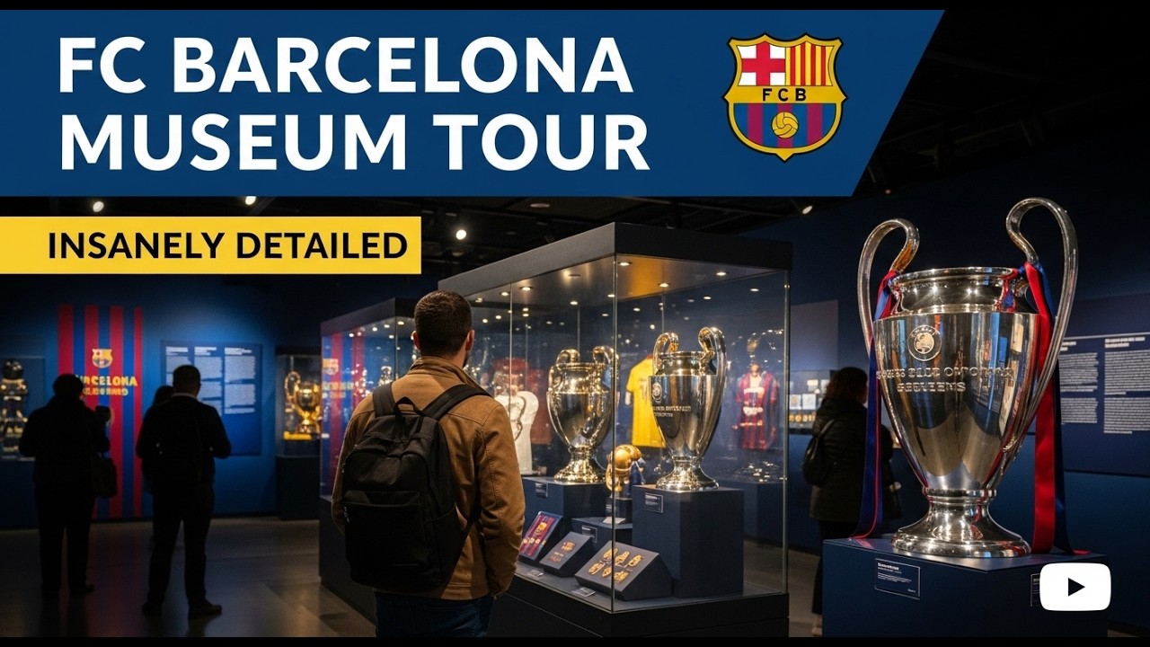 Inside FC Barcelona Museum 🏟️⚽ | Camp Nou Experience 🔵🔴✨| June 2025 #12