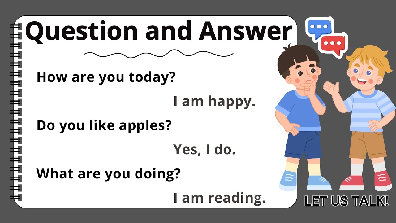 QUESTION & ANSWER | Learn English Through Conversation | Read along | with Teacher Jake