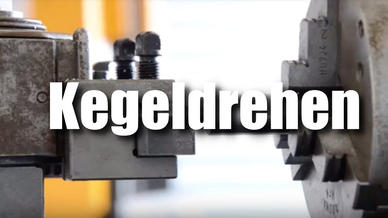 Kegeldrehen mit einer konventionellen Drehbank