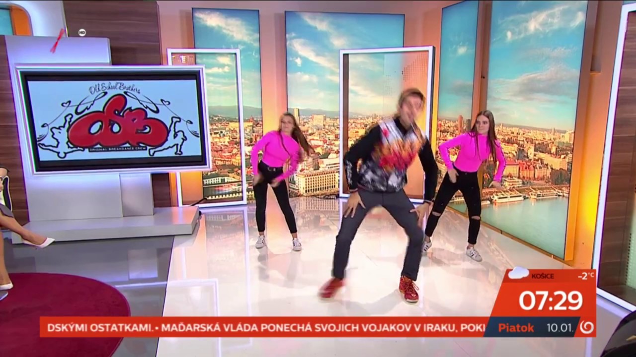 Škola tanca - ranné noviny tv JOJ / Old School Brothers
