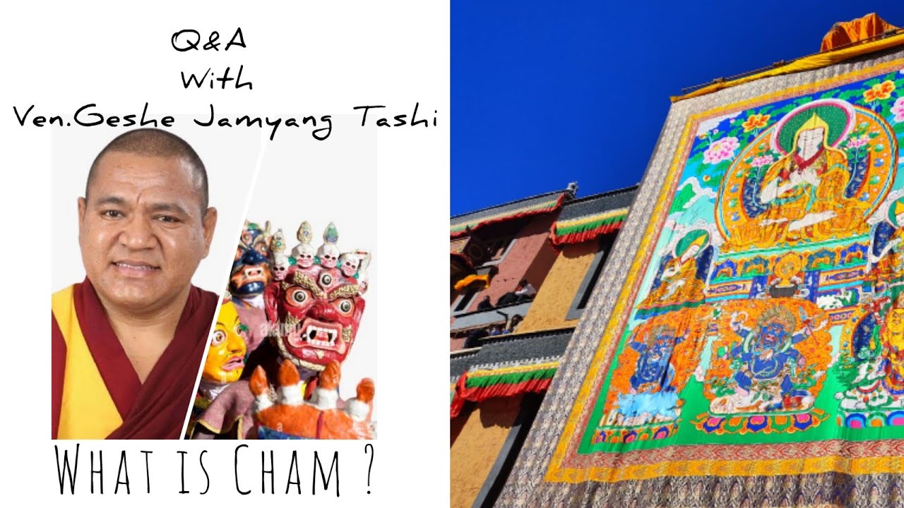 Q&A | What is Cham གར་འཆམ (mask dance)? Ven Geshe Jamyang Tashi | Ladakhi | གར་འཆམ་གྱི་མཚོན་དོན