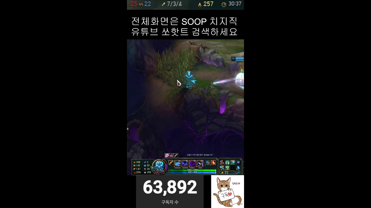 정글 녹턴 버프 챌린저 갑니다 LOL