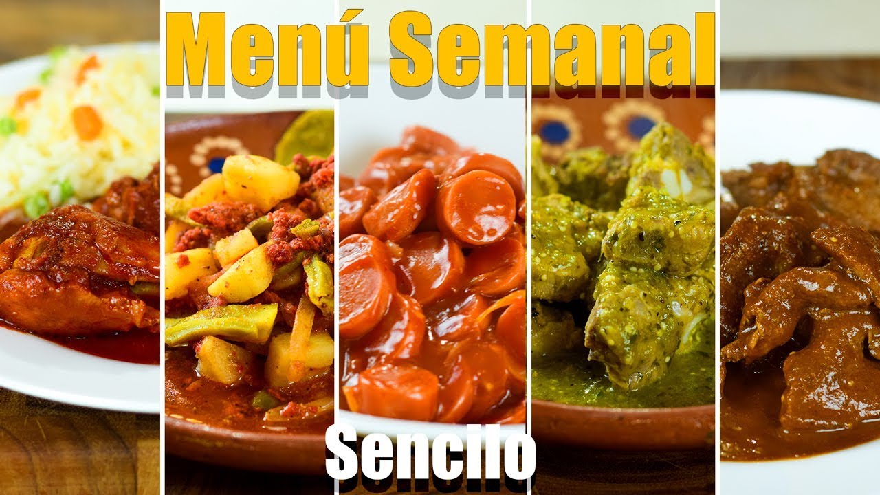 Menu Semanal Sencillo n° 5