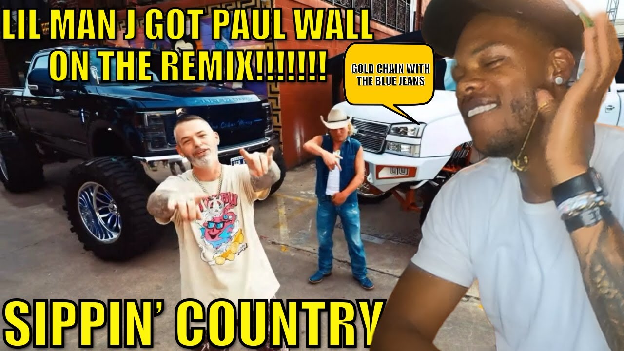 LIL MAN J - SIPPIN' COUNTRY REMIX FT. PAUL WALL | REACTION | MUST WATCH!!!!!!