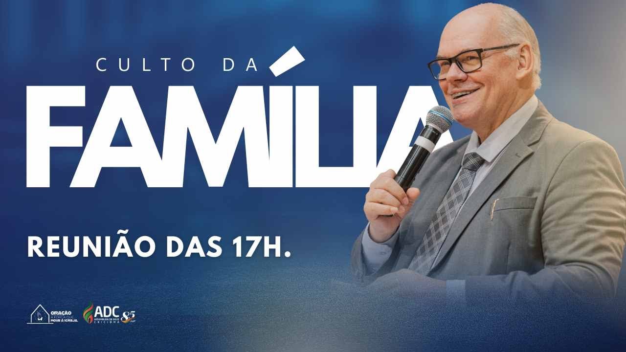 CULTO DA FAMILIA | AO VIVO | 01 - 02 - 2026.