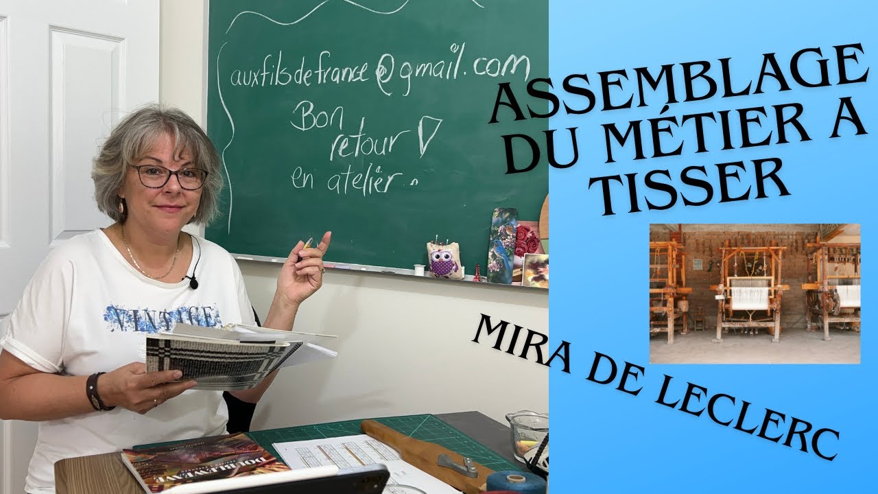 Tissage au métier-Assemblage D’un métier à Tisser🌷