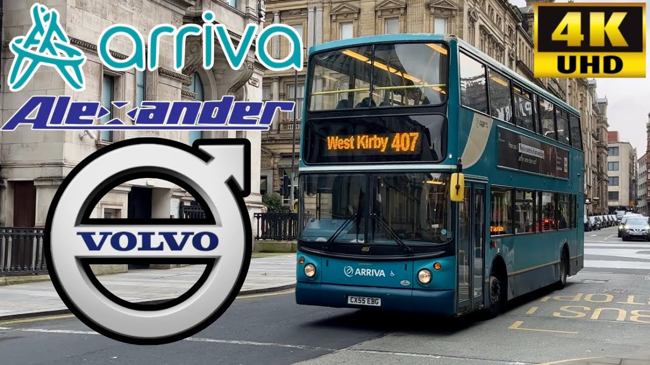 [Arriva Merseyside: 407 Liverpool to West Kirby via Birkenhead & Moreton] AlexanderALX400 Volvo B7TL