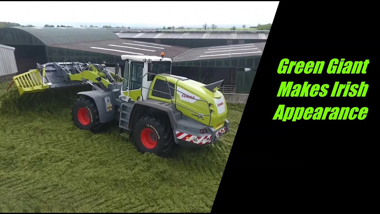 Silage 2019 : Irish Debut for Green Giant : Claas Torion 1812
