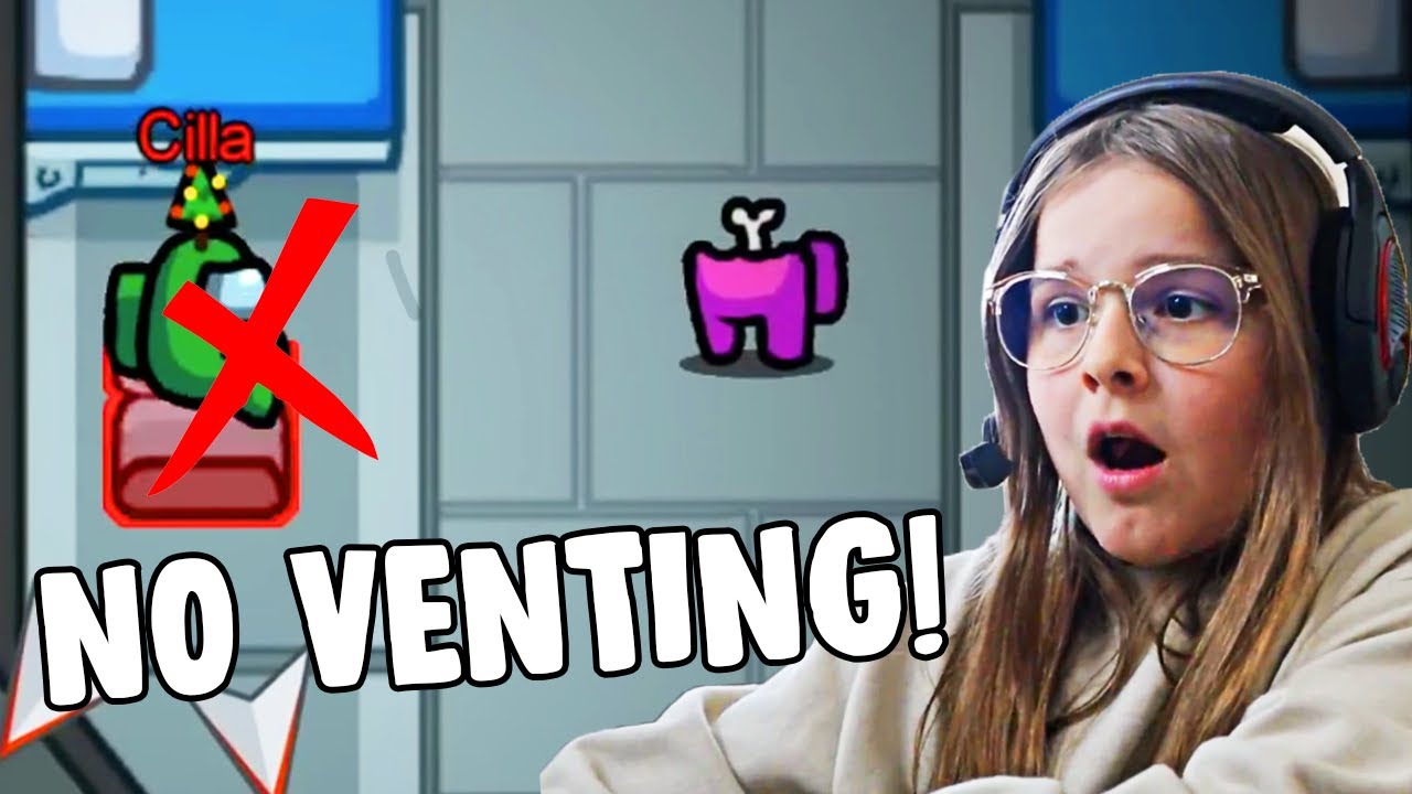 NO VENTING ALLOWED IN AMONG US!! **THIS WAS HARD** | JKREW GAMING