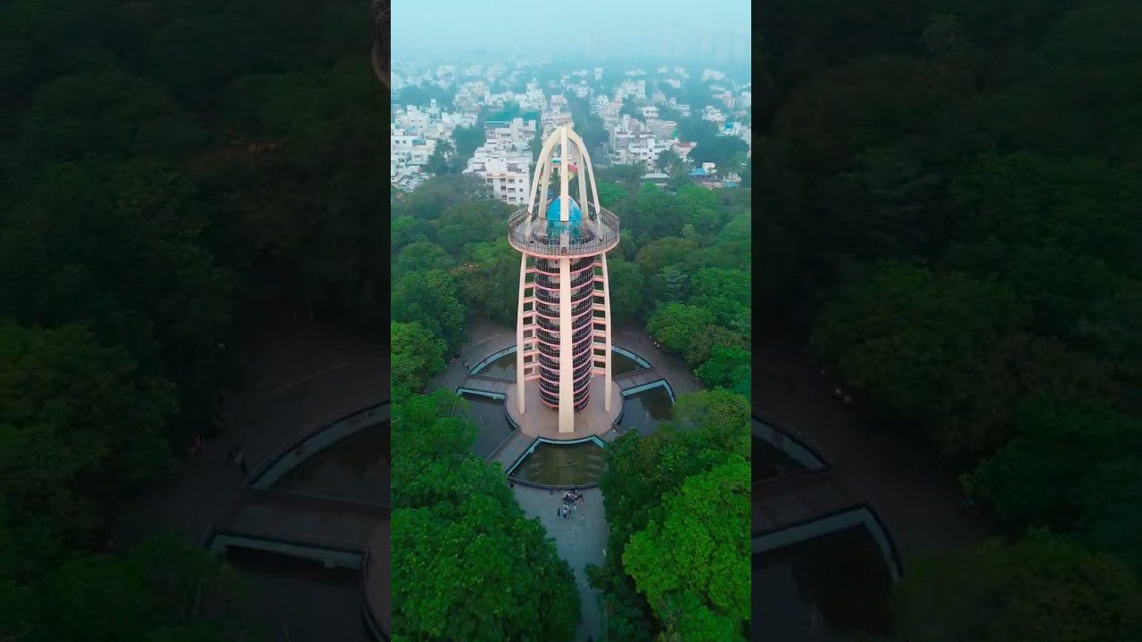 Anna Nagar Tower Chennai | Stunning Drone Aerial View 🌆🚁 