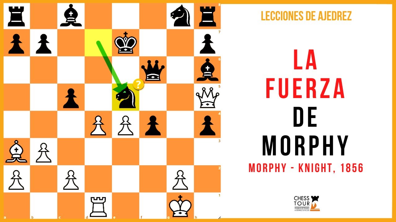 Lección de ajedrez: La fuerza de Morphy. Morphy - Knight, 1856