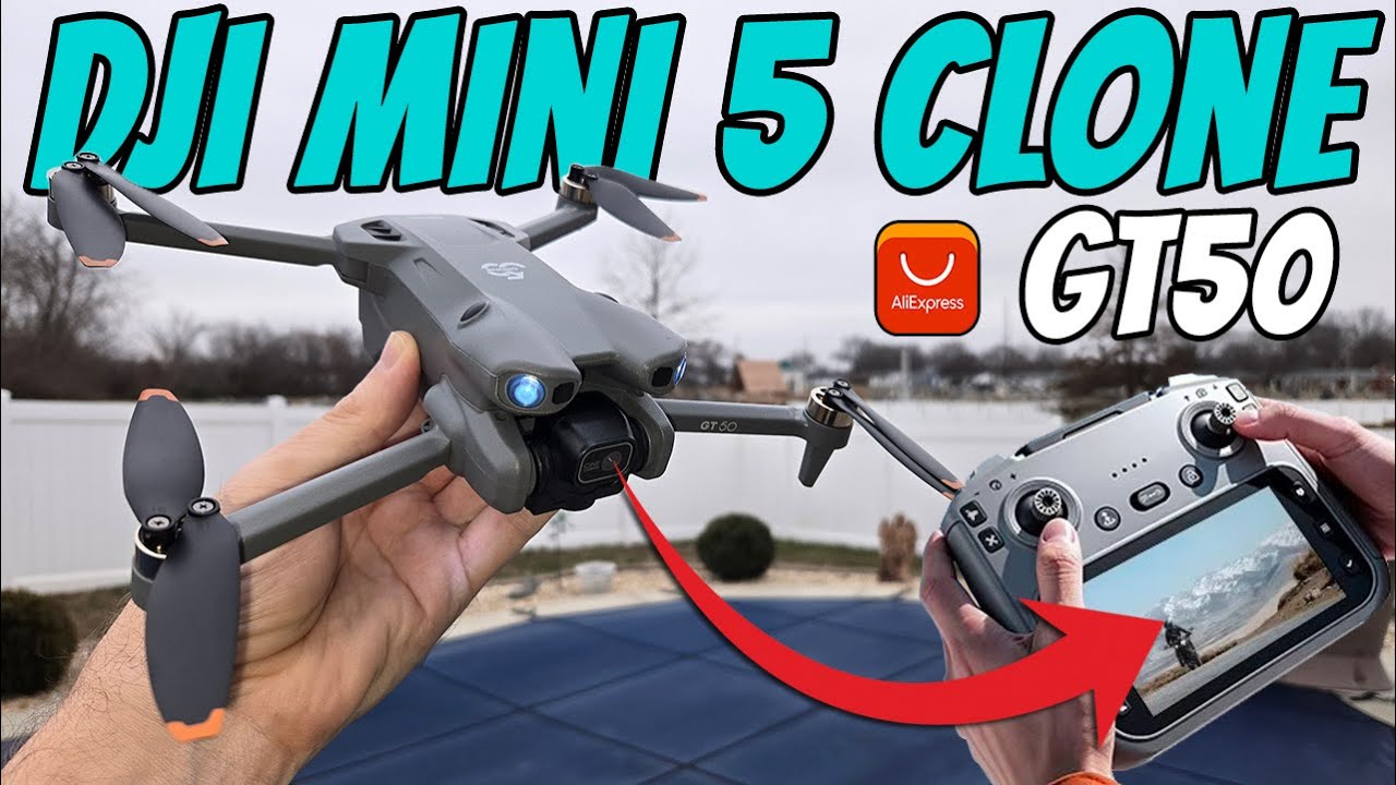 Дрон GT50 Pro с Aliexpress | Лучше, чем DJI Mini 5, за 40 долларов??