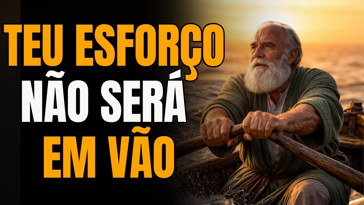 Quando Cansa Continuar, Deus Está Trabalhando em Silêncio Teus Esforços Não Serão em Vão