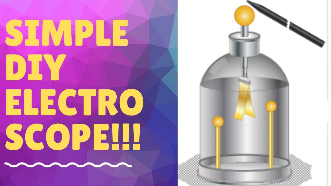 Make Your Own Gold Leaf Electroscope at home