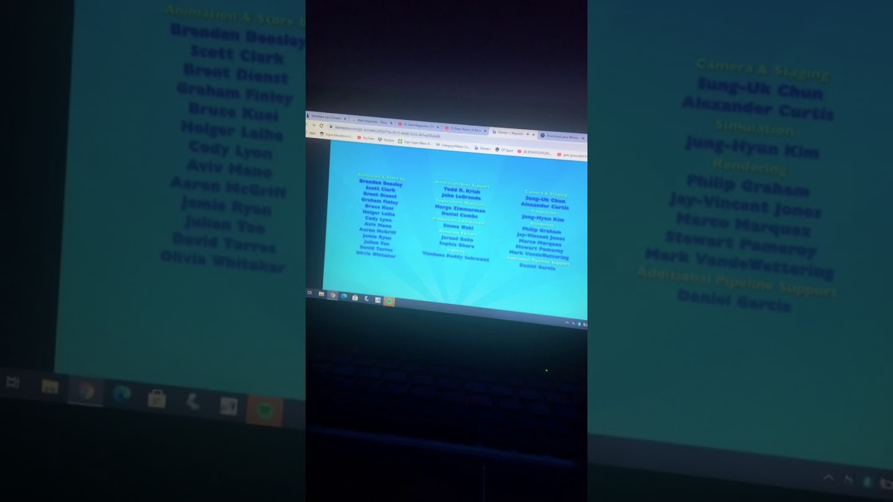 Pixar popcorn new seris end credits victor chenel