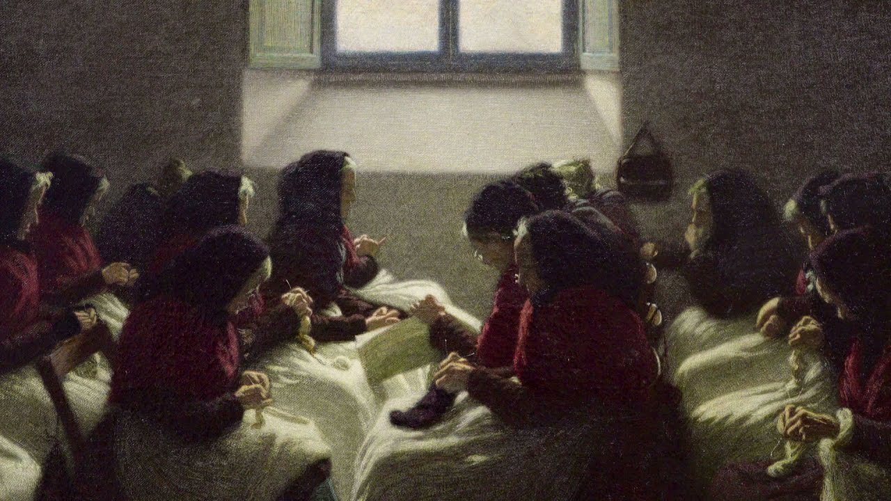 Angelo Morbelli – 'A Deep Reflection on Life and Death'