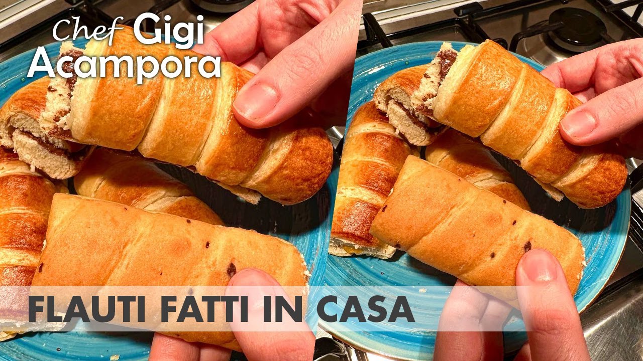 Flauti Mulino Bianco fatti in casa, ricetta semplice! #ricetta #merendine #dolci #mulinobianco