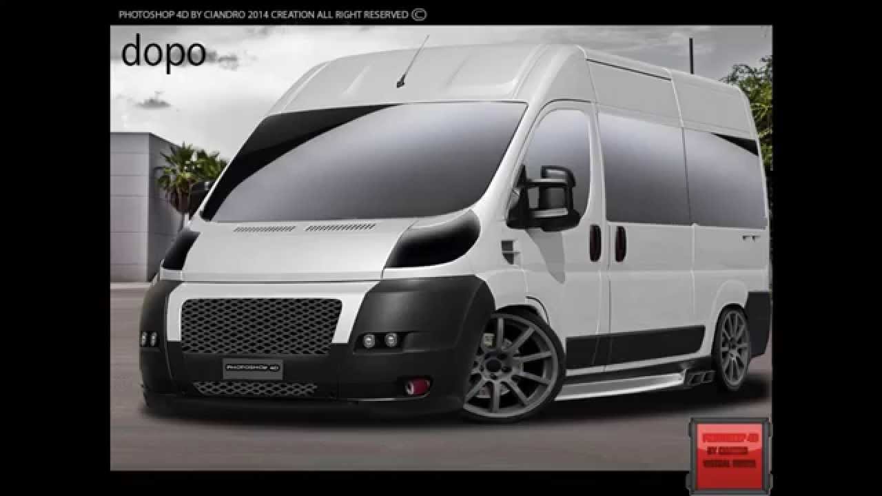Fiat Ducato 2010 Virtual Tuning Photoshop CS6