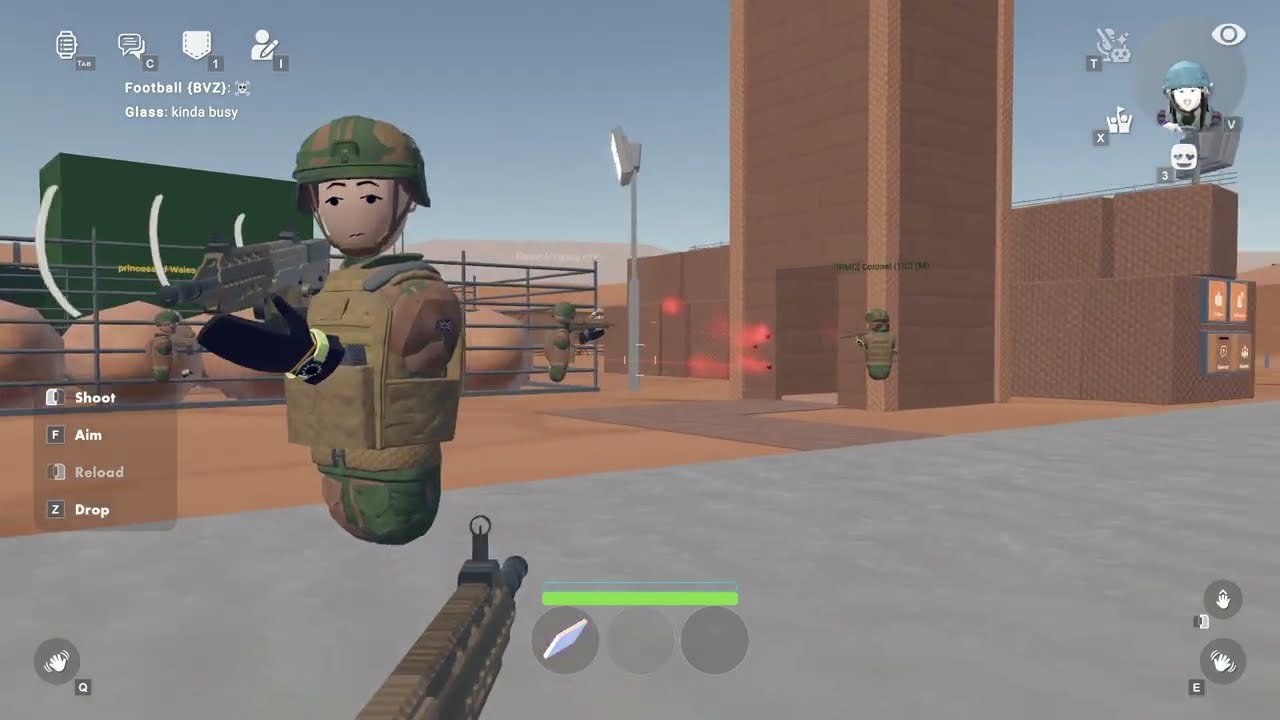 Recroom - Soldiers Need an Aim Training and an Eye Test.