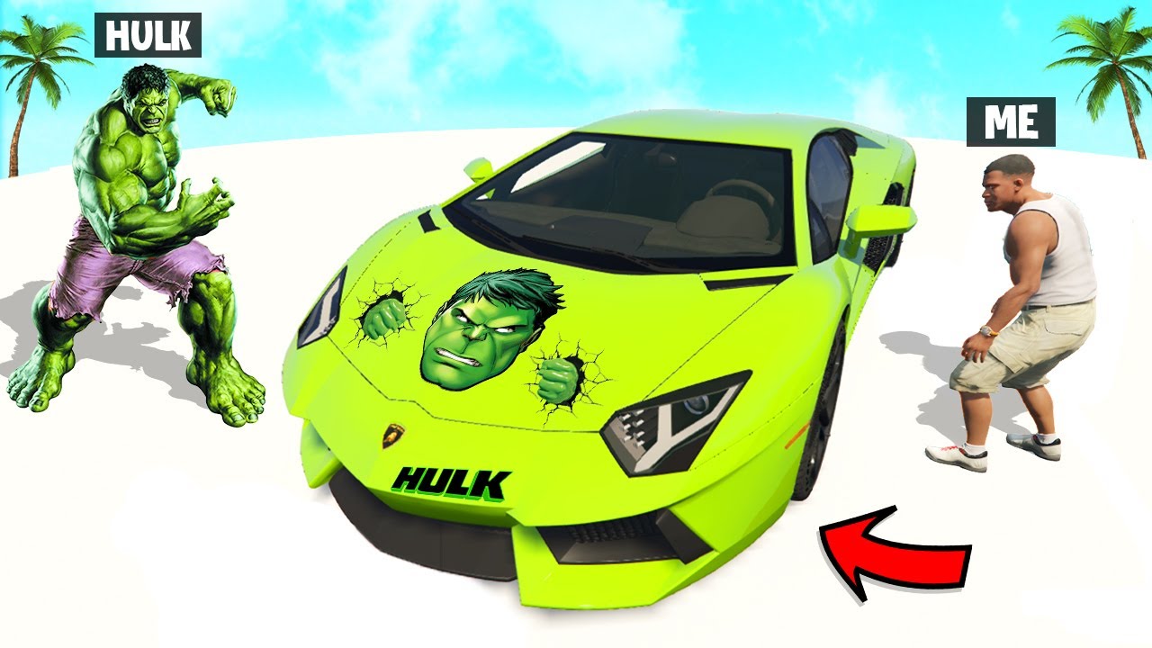 I Stole HULK'S Supercars From HULK in GTA 5!