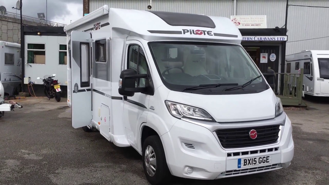 Pilote Pacific Sensation P710P 2015 fixed bed luxury Motorhome £54995 150BHP automatic with air con.