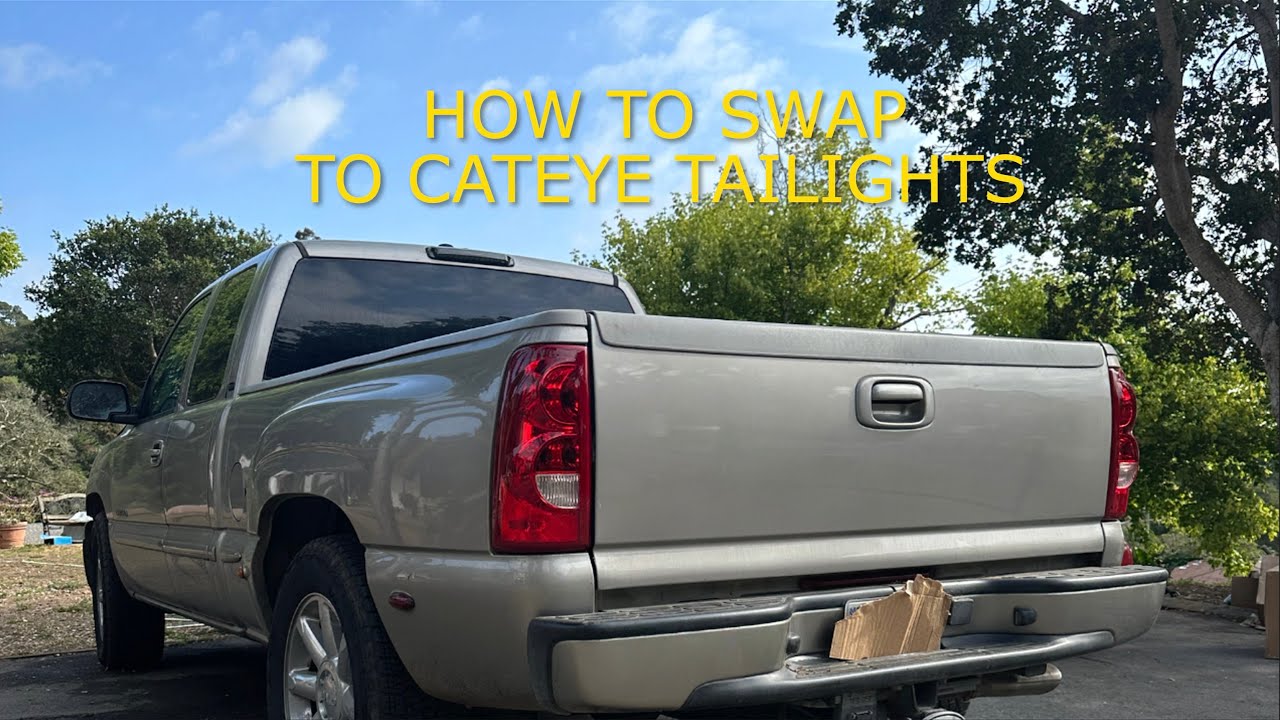 How To Convert To Cateye taillights on 1999-2002 Chevy Silverado / GMC Sierra - GORWARE Tailights