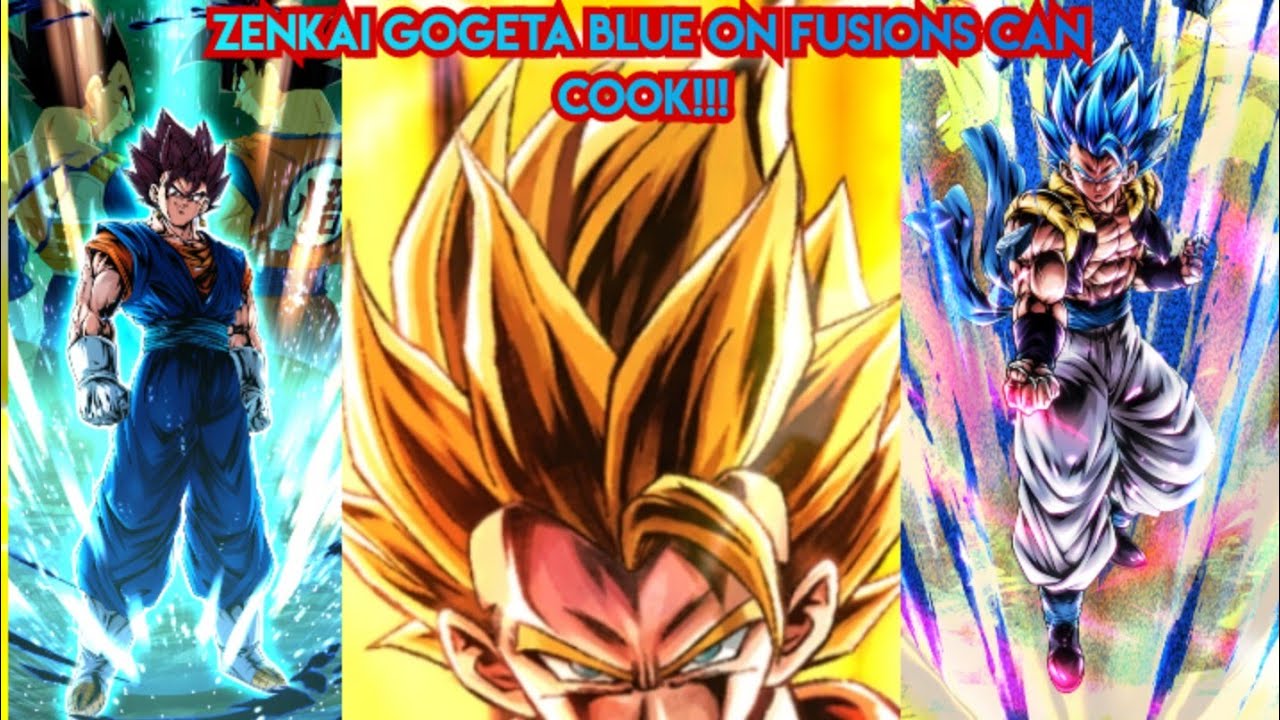 Zenkai 7 1400% Soul Boosted Gogeta blue showcase | Dragon Ball Legends.