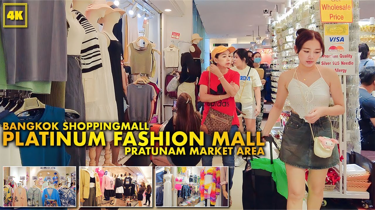 Platinum Fashion Mall - Bangkok , Pratunam market - December 7, 2023(4K 60fps)