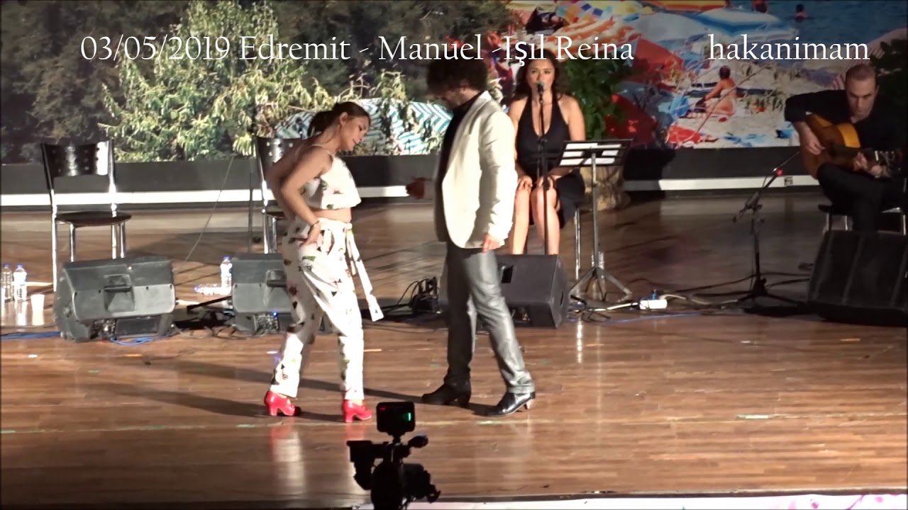 Işıl Reina & Manuel Reina -Flamenko  -Edremit ( Algo se muere en alma cuando un amigo se va)