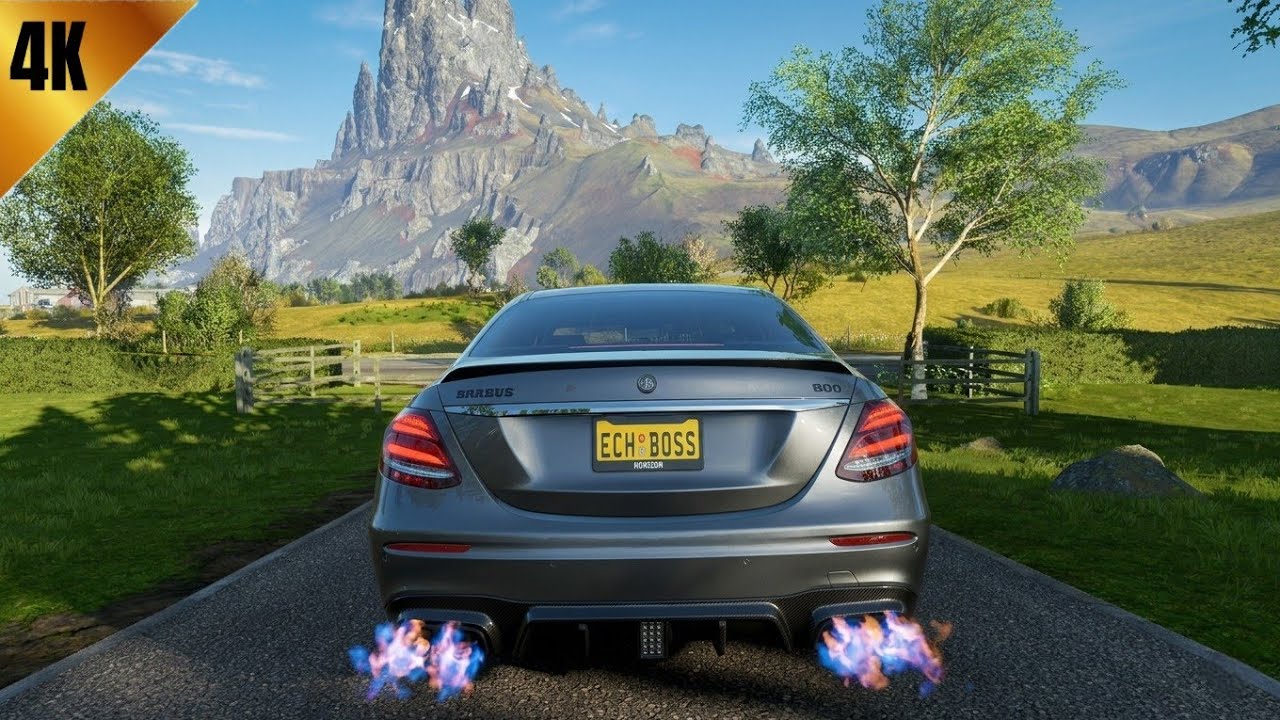 RAW V8 POWER: Mercedes Brabus 800 Pure Exhaust Sound (Forza Horizon 4) 4K Gameplay 