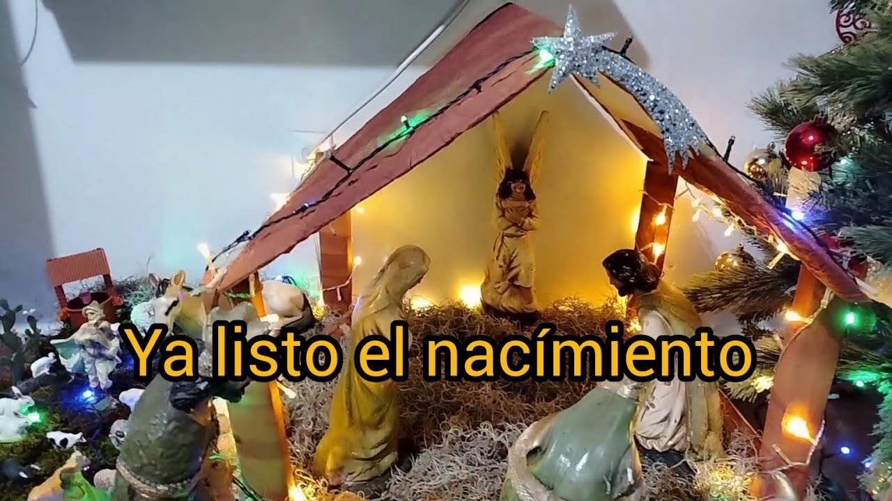 vlogmas ✅poniendo mi nacimiento navideño