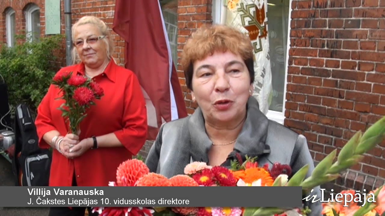 1. septembrī Liepājas 10. vidusskolā mācības uzsāk gandrīz 800 skolēnu