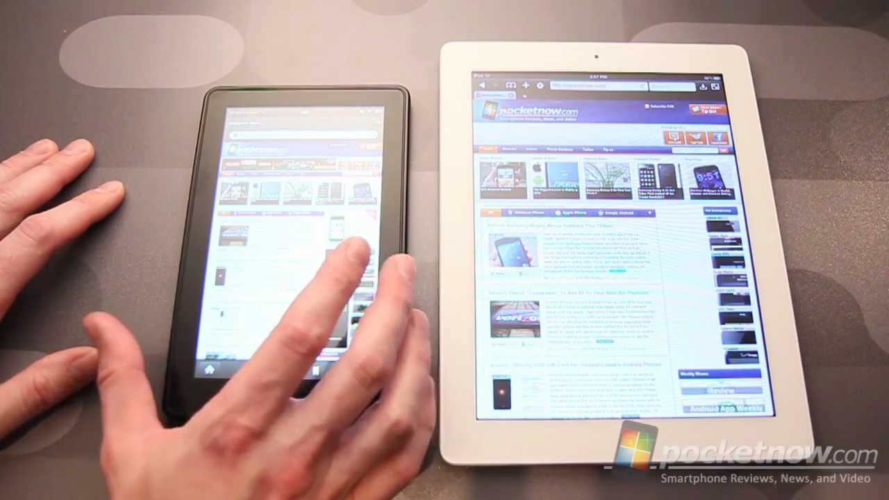 Amazon Kindle Fire vs iPad 2 (and other tablets) | Pocketnow