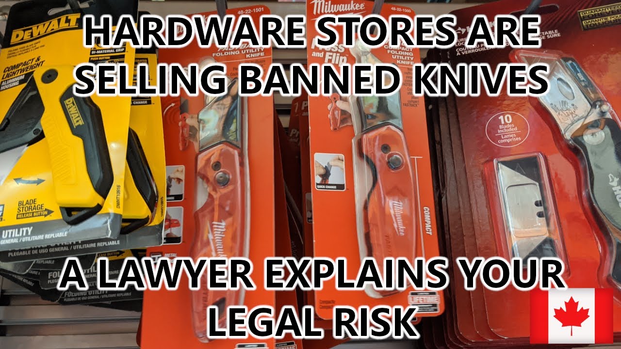 Hardware Stores Are Selling Banned Knives - A Lawyer Explains Your Legal Risk